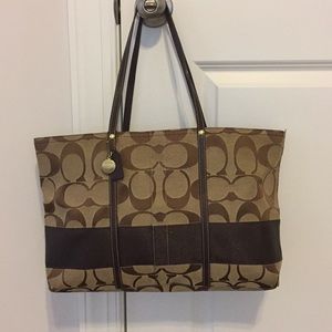 Large coach tote bag